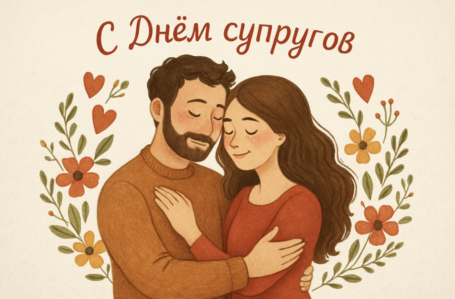 Фото День супругов 2026: открытки к празднику 6